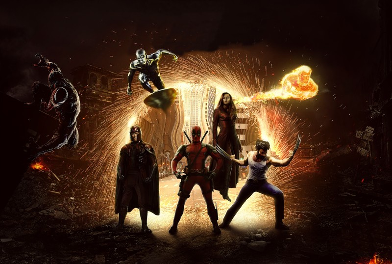 superheroes, hd, 4k, artwork, behance, wolverine, deadpool, venom, doctor strange