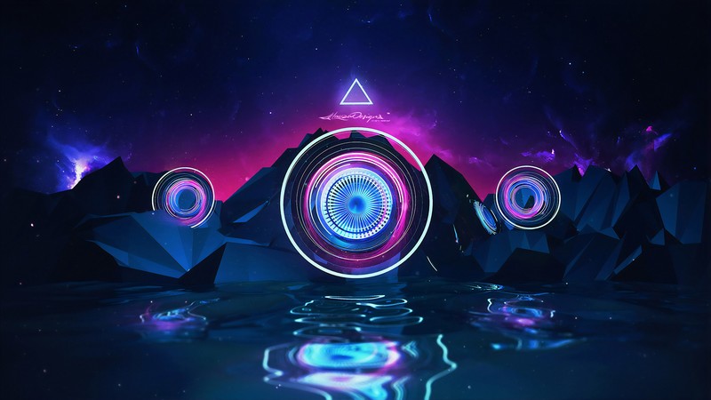 geometry, abstract, hd, 4k, deviantart