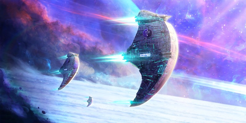 spaceship, artist, artwork, digital art, hd, deviantart