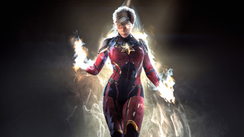 captain marvel, hd, superheroes, artwork, 4k
