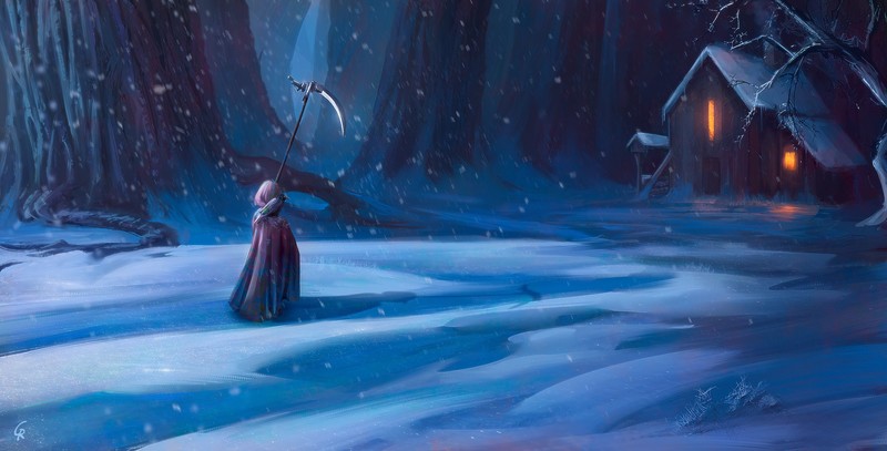 grim reaper, death, artist, artwork, digital art, hd, deviantart