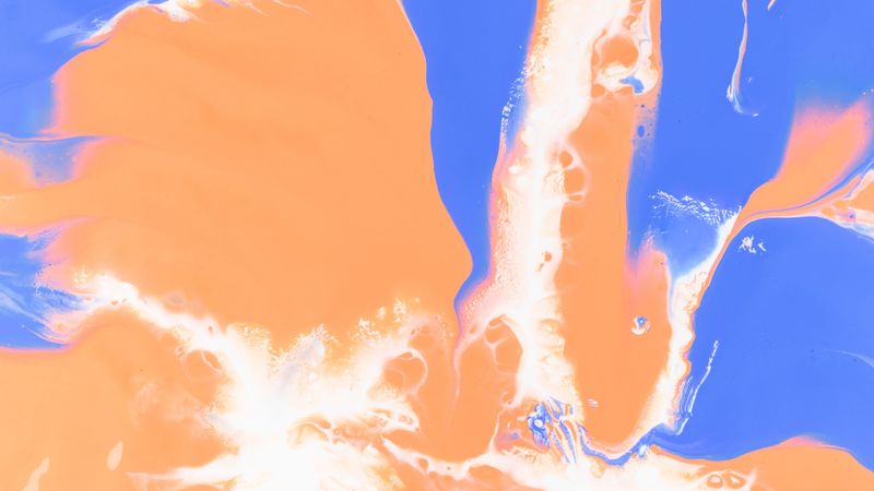 liquid, paint, stains, fluid art, spots, 4k