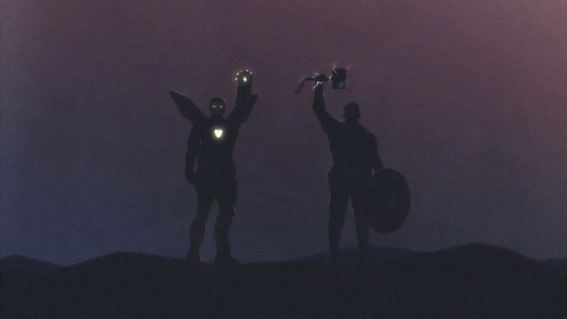 iron man, captain america, hd, superheroes, artwork, art