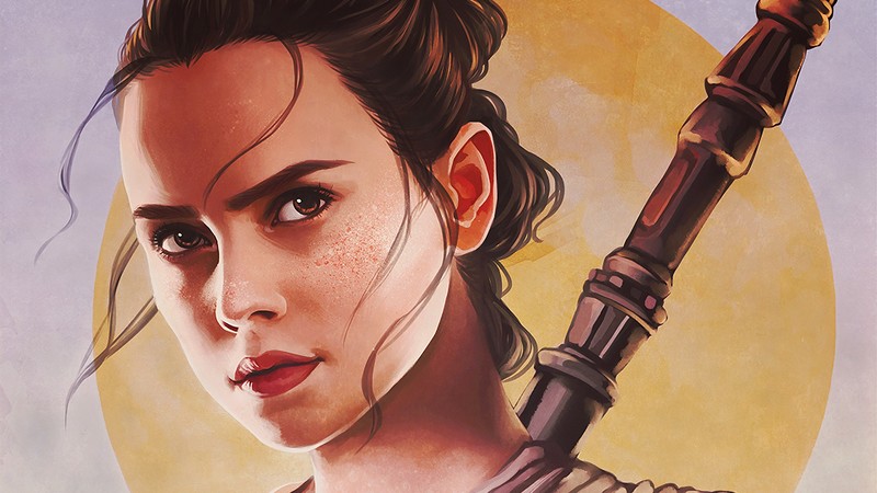 rey, star wars, artist, artwork, digital art, hd, deviantart