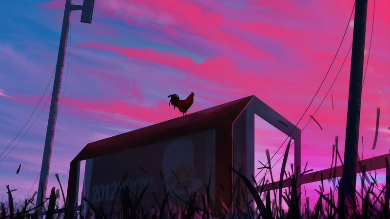 morning, dusk, artist, artwork, digital art, hd