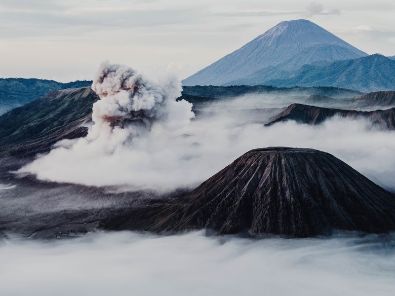 mount bromo, volcano, nature, hd, 4k, indonesia, world