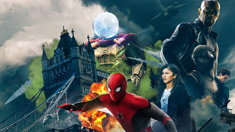 spiderman far from home, movies, 2019 movies, hd, 4k, superheroes, tom holland, spiderman