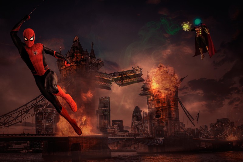 spiderman far from home, spiderman, 4k, hd, superheroes, digital art, artwork, deviantart