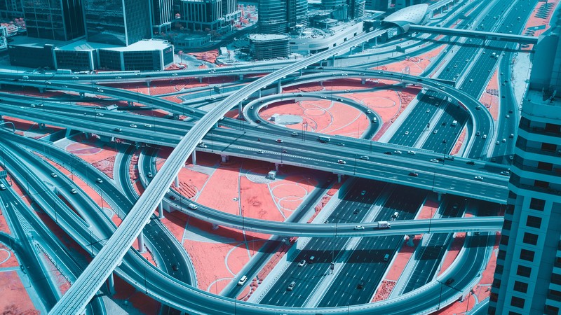 dubai, world, hd, highway, 4k, behance