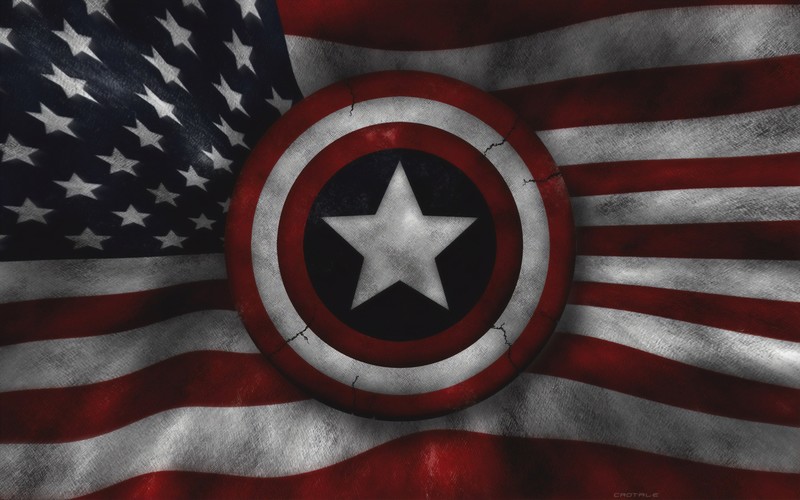 captain america, flag, usa, superheroes, hd, 4k