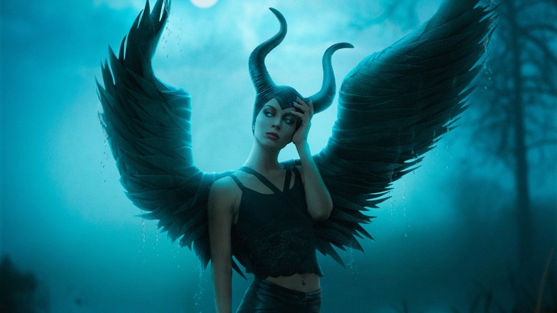 maleficent, movies, cosplay, hd, 4k, behance