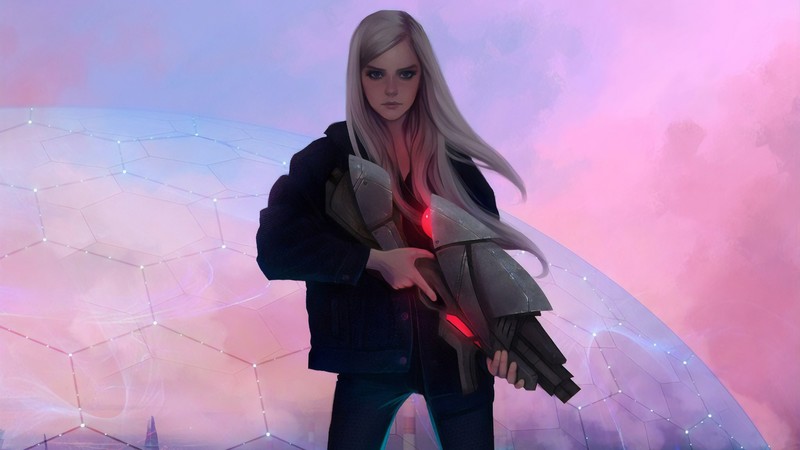 artist, artwork, digital art, hd, gun, deviantart