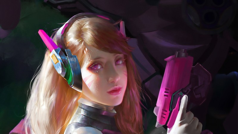 dva overwatch, overwatch, games, hd, 4k