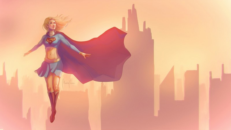 supergirl, superheroes, artist, artwork, digital art, hd, 4k