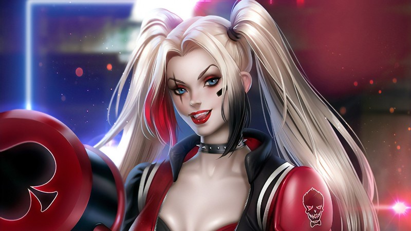 harley quinn, hd, superheroes, digital art, artwork, deviantart
