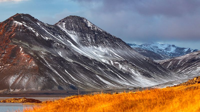 mountain, peak, slope, mountain range, landscape, 4k