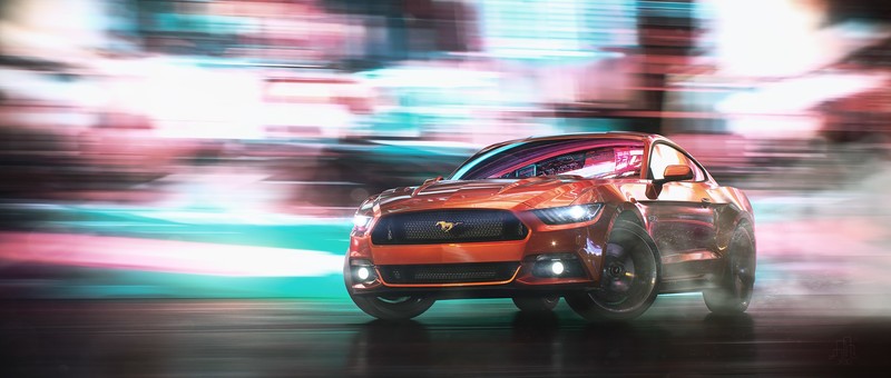 ford mustang, ford, cars, hd, 4k, drifting, behance
