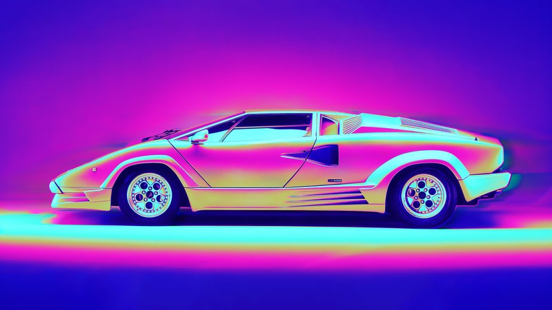 lamborghini countach, lamborghini, cars, hd, 4k, retro
