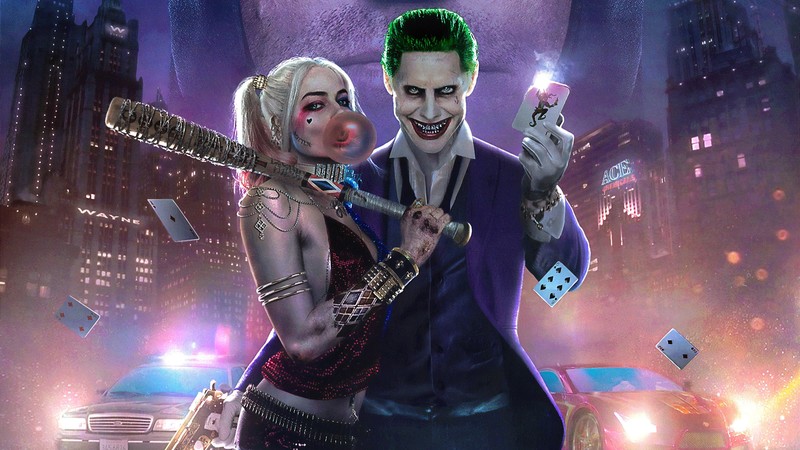 joker, harley quinn, hd, 4k, superheroes, supervillain, artwork, deviantart