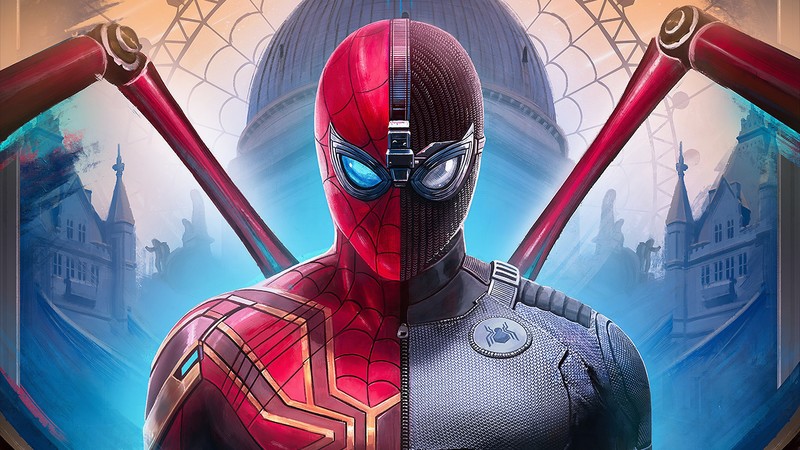 spiderman far from home, spiderman, hd, 4k, superheroes, artwork, digital art, behance