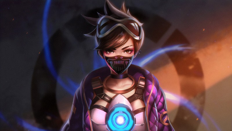 tracer overwatch, overwatch, games, artist, artwork, digital art, hd, artstation, 4k