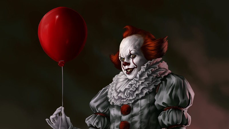 pennywise, it, clown, hd, deviantart, artist, artwork, digital art