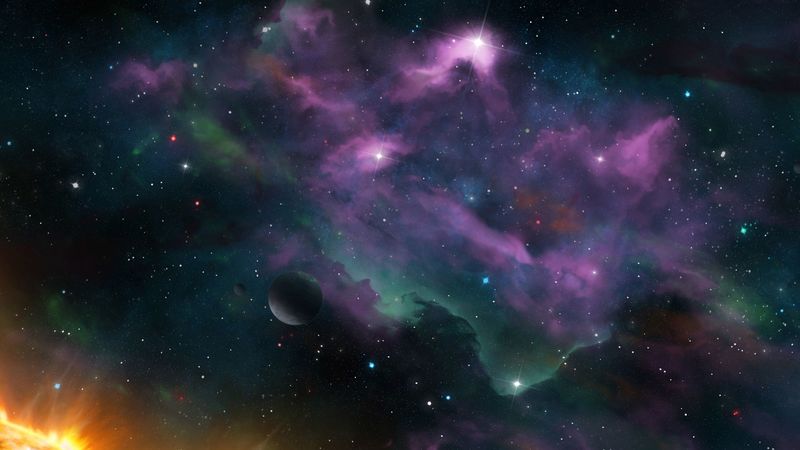 space, planets, nebula, stars, galaxy, 4k