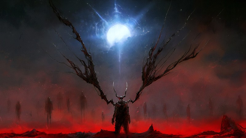 demon, artist, artwork, digital art, hd, 4k, deviantart
