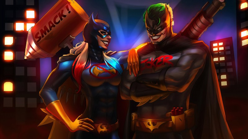 batman, batwoman, hd, 4k, superheroes, deviantart, artwork