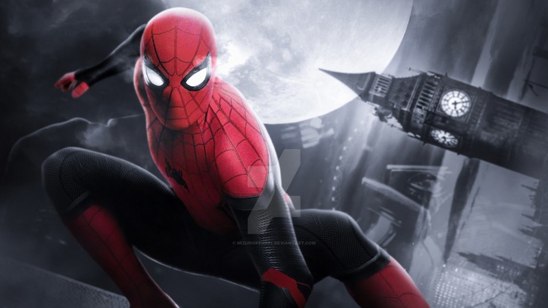 spiderman far from home, spiderman, superheroes, hd, artist, artwork, digital art, deviantart, 4k