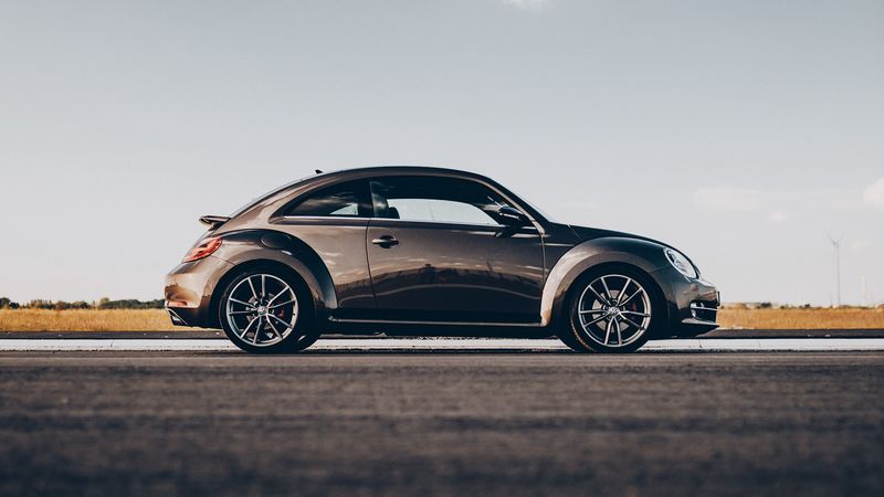 volkswagen beetle, volkswagen, car, side view, 4k
