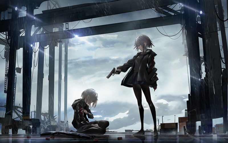 anime girl, anime, artist, artwork, digital art, hd, 4k