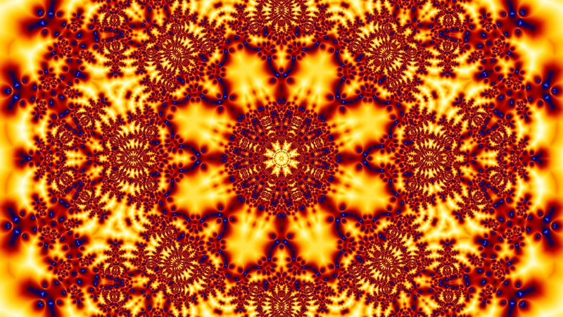 fractal, abstraction, pattern, bright, tangled, 4k