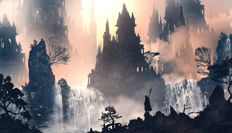 knight, castle, artist, artwork, digital art, 4k, deviantart
