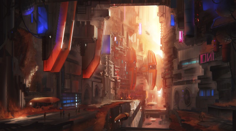 scifi, artist, artwork, digital art, hd, 4k, artstation