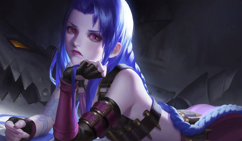 jinx league of legends, league of legends, games, hd, 4k, artist, artwork, digital art, artstation