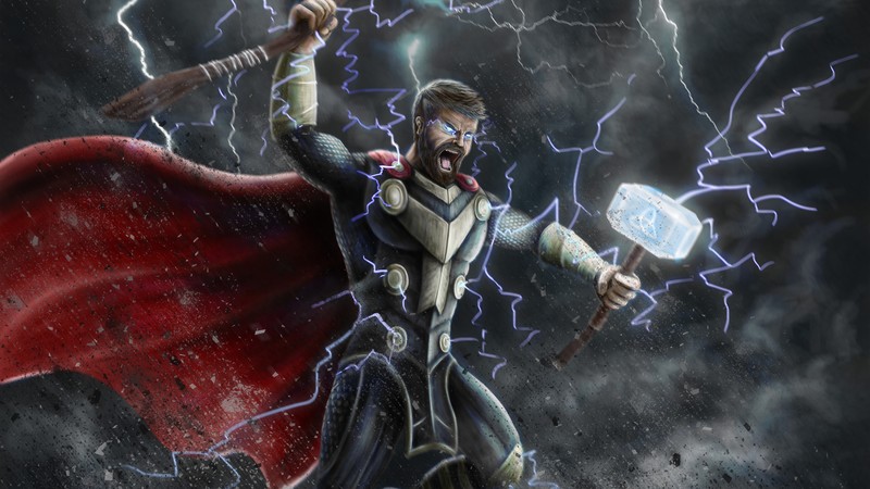 thor, hd, 4k, 5k, 8k, 10k, superheroes, artwork, deviantart, artist, digital art