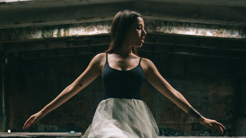 ballerina, girls, model, hd