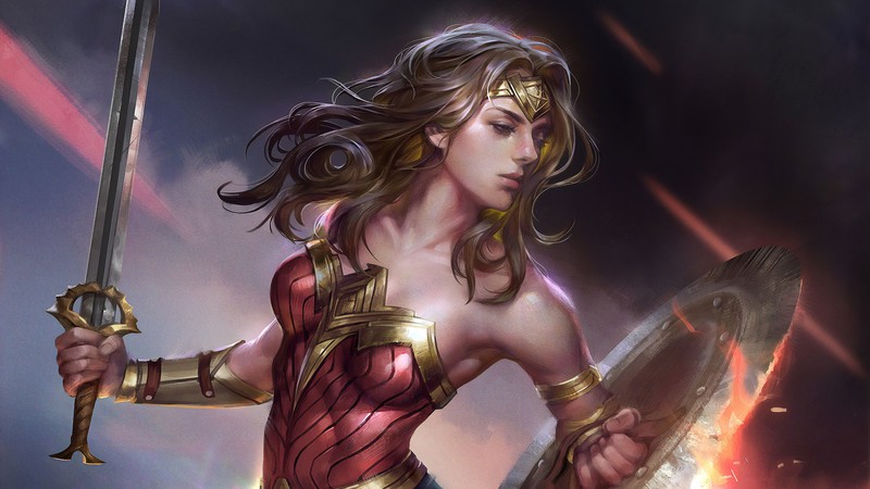 wonder woman, hd, 4k, superheroes, artist, artwork, deviantart