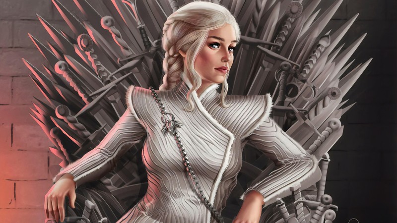daenerys targaryen, game of thrones season 8, game of thrones, tv shows, hd, deviantart