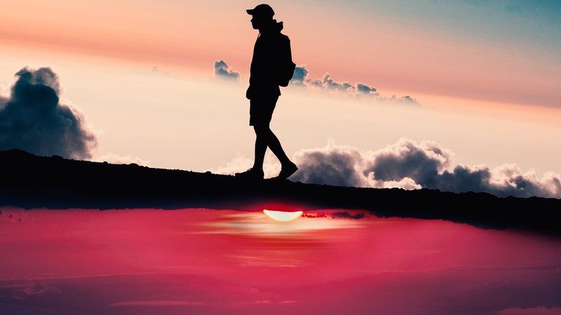 sunset, photography, hd, alone