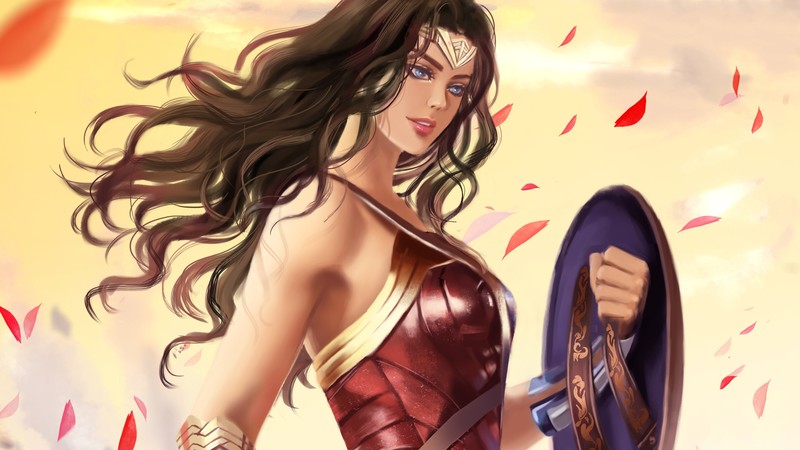 wonder woman, hd, superheroes, artist, artwork, digital art, deviantart