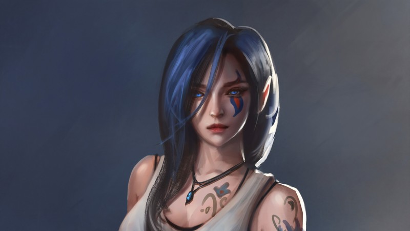 anime girl, anime, artist, artwork, digital art, hd, 4k, artstation