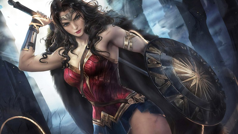 wonder woman, superheroes, artist, artwork, digital art, hd, deviantart