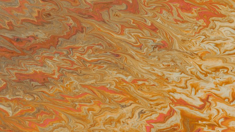 stains, wavy, surface, abstraction, 4k