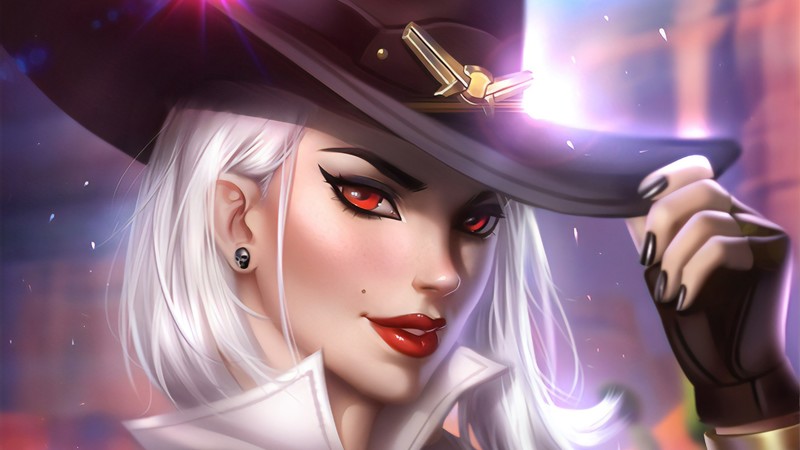 ashe overwatch, overwatch, games, hd, deviantart