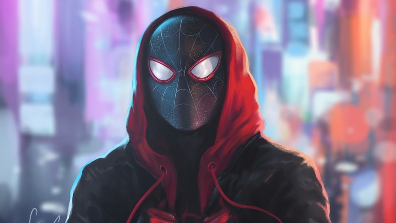 spiderman into the spider verse, spiderman, hd, 4K, superheroes, artwork, artist, digital art, deviantart