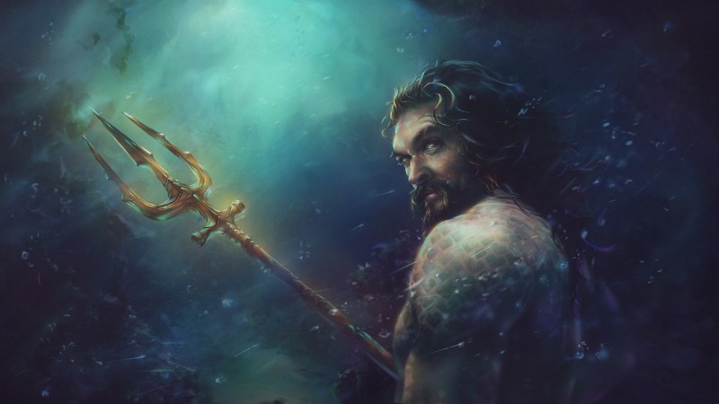 aquaman, hd, 4k, superheroes, artwork, behance, digital art