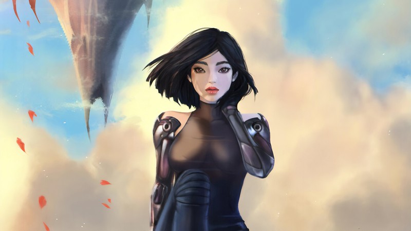 alita battle angel, movies, artist, artwork, digital art, hd, 4k, deviantart