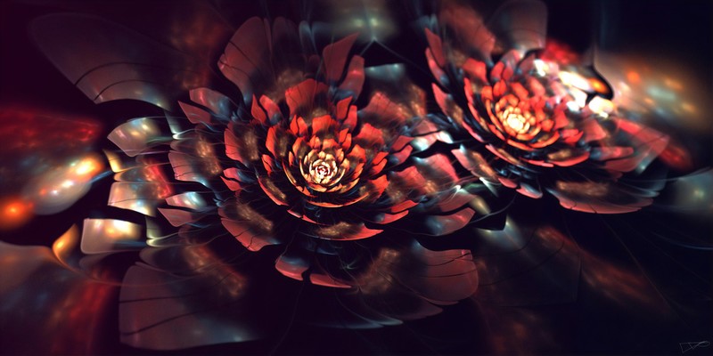 flowers, artist, artwork, digital art, hd, deviantart